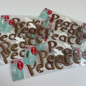 NEW Jolee's Boutique "Peace" Stickers-Set of 11